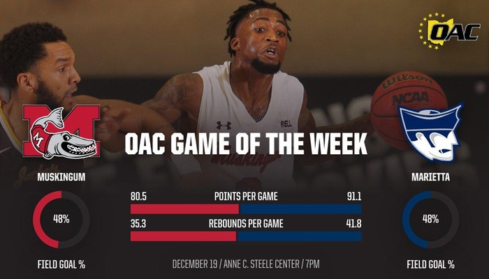 Men's Basketball hosts Marietta for OAC Game of the Week