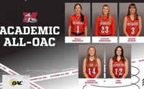 Five Muskingum women's basketball student-athletes honored with Academic All-OAC