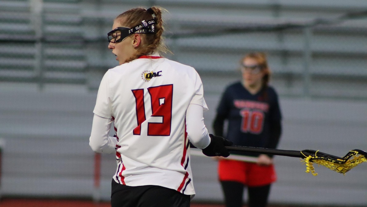 Hudock leads Women's Lacrosse on cold night in New Concord