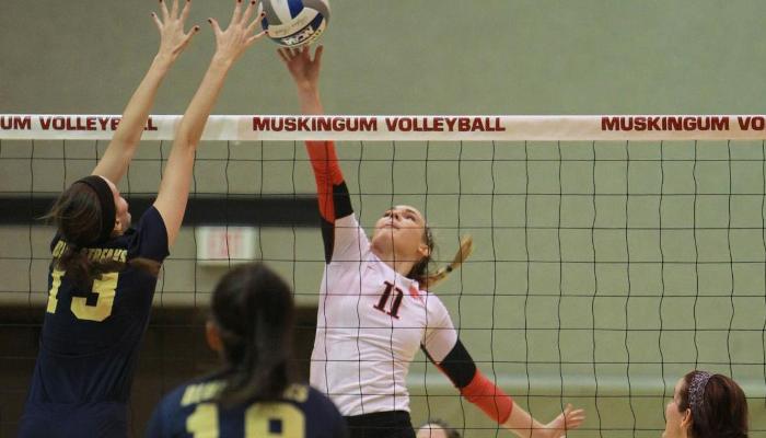 Volleyball slips in home action