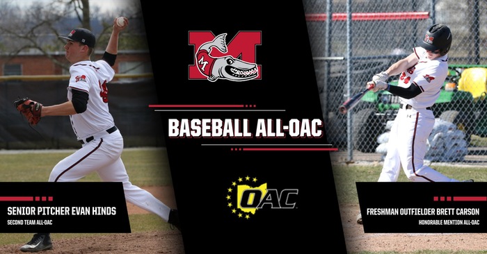 Hinds and Carson named All-OAC for baseball