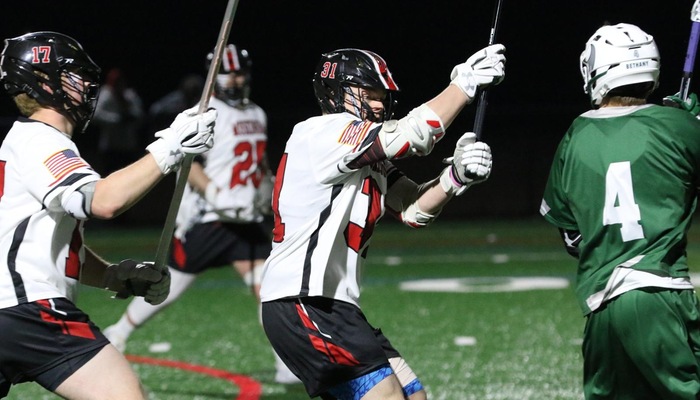 Multiple school records fall as Men's Lacrosse routs Franciscan