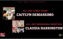 C. DeMassimo and Harrington earn Women's Basketball All-OAC accolades