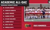 Eight Muskingum Women's Soccer student-athletes named Academic All-OAC honorees