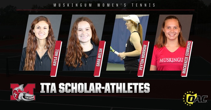 Women's Tennis honored with four ITA Scholar-Athletes and All-Academic Team Award