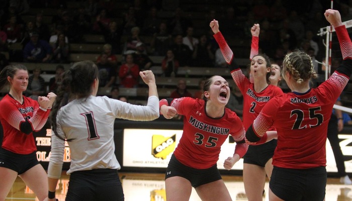 Muskingum Volleyball falls to Ohio Northern in the OAC Tournament Championship game