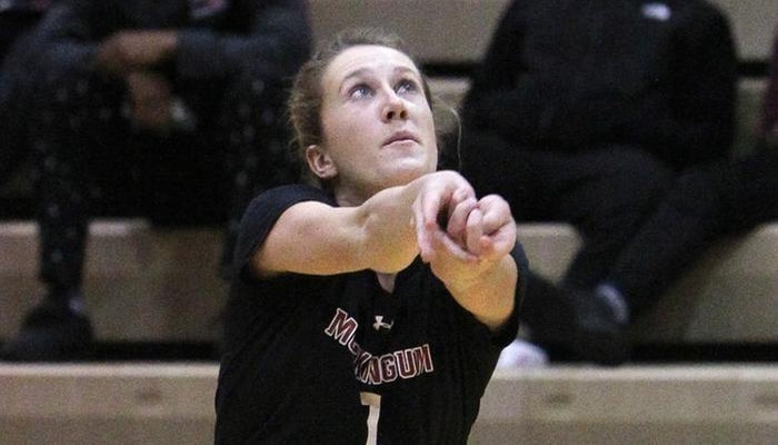 Volleyball clinches home OAC Tournament game