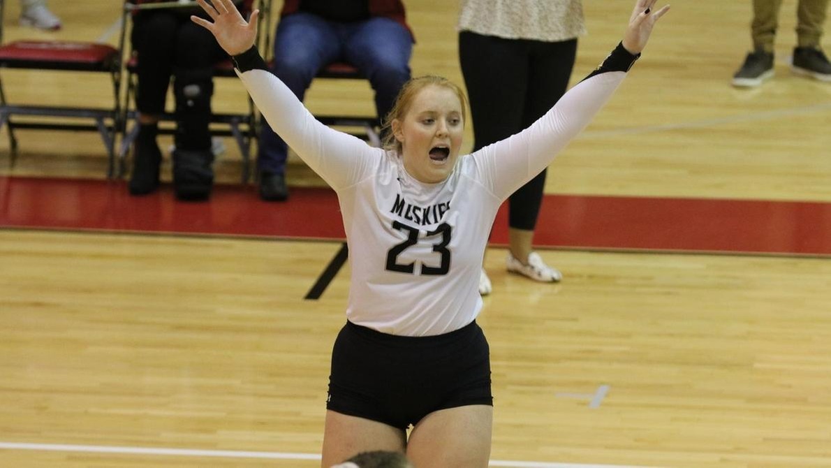 Volleyball spikes Denison in four sets