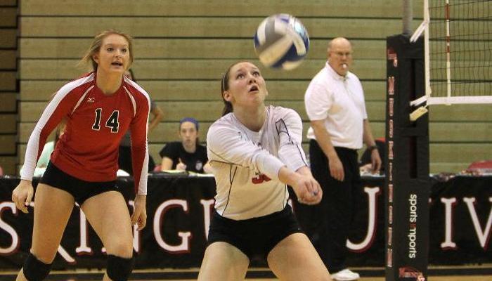 Volleyball rallies past Capital